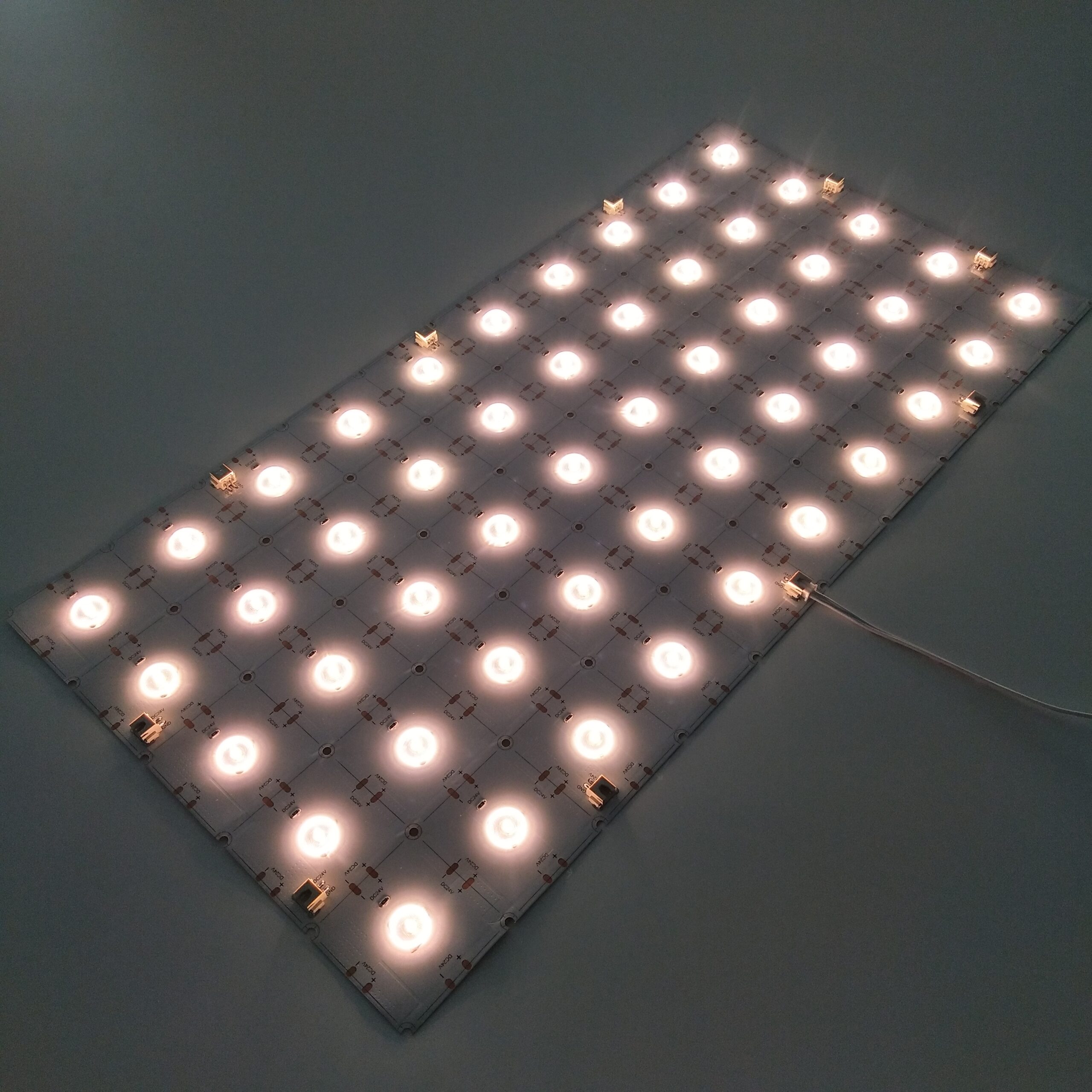 Led Lighting Sheets Rfa 480x240mm 50LEDs SMD2835 Mono 180° Lens LED Light Sheet – Shine ...